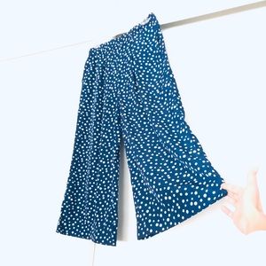 Polka dot culottes